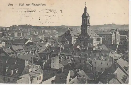 Gera Blick vom Rathausturm gl1920 89.931