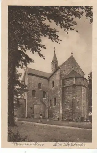 Gernrode/Harz Stiftskirche Ostseite ngl B4560