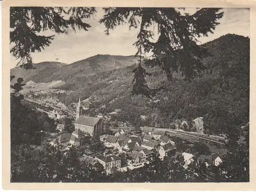 Schiltach im Schwarzwald gl1950 28.655