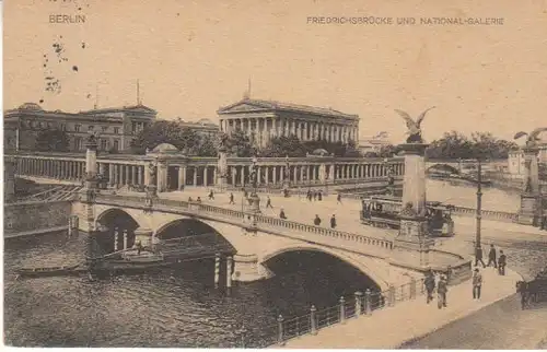 Berlin Nationalgalerie Friedrichsbrücke gl1921 B4900