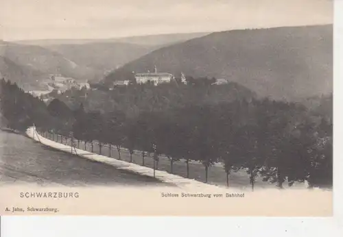 Schwarzburg Schloss-Panorama ngl 88.807