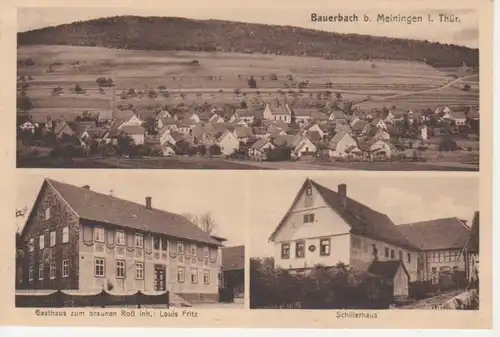 Bauerbach Gasthaus z. braunen Roß Totale gl1936 89.202