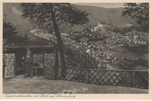 Schwarzburg Trippsteinhäuschen Panorama ngl 88.843