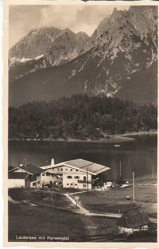 Lautersee mit Karwendel nahe Mittenwald gl1939 28.766