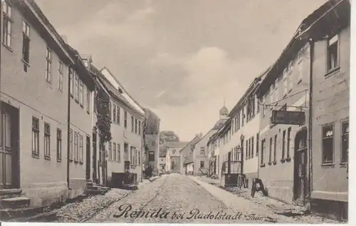 Remda bei Rudolstadt Straßenpartie ngl 88.748