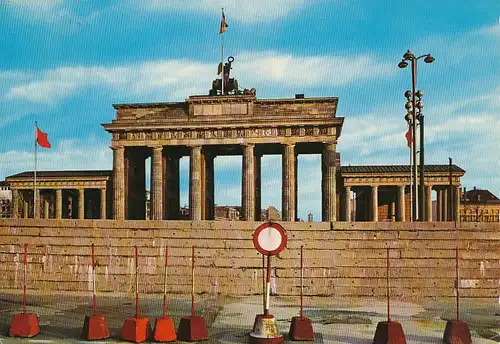 Berlin Brandenburger Tor nach 1961 gl1962 119.031