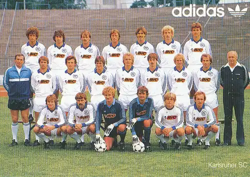 Fußball: Karlsruher SC Mannschaft 1981 112.375