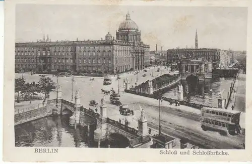 Berlin Kgl.Schloß Schloßbrücke gl1930 B4690