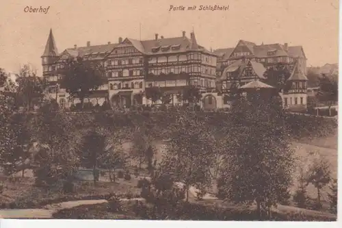 Oberhof Partie mit Schlosshotel glca.1920 89.297