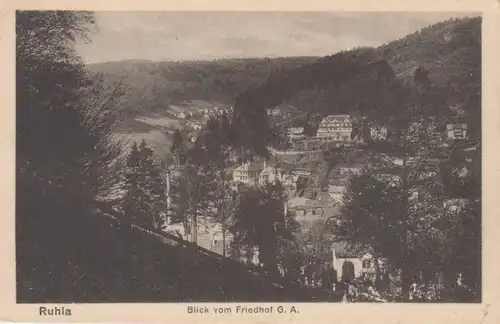 Ruhla Blick vom Friedhof Panorama ngl 90.344