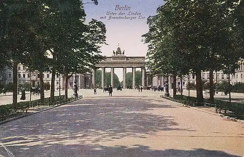 Berlin Brandenburger Tor Unter den Linden ngl 117.244