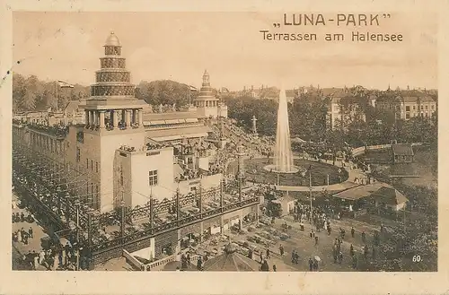 Berlin "Luna-Park" Terrassen am Halensee gl1912 117.559