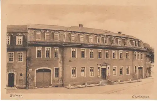 Weimar Das Goethe-Haus ngl B4272