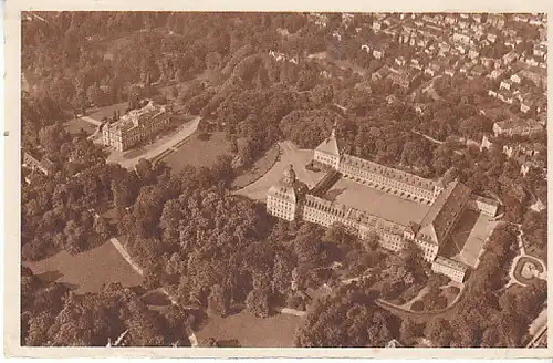 Gotha Schloß Luftbild Ganzsache gl1935 B9626