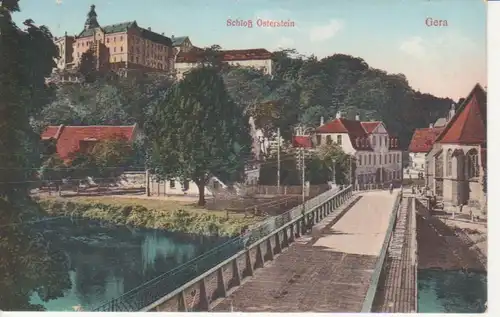 Gera Brücke mit Schloss Osterstein ngl 89.921