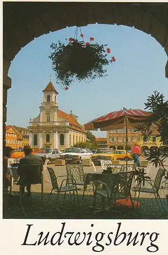 Ludwigsburg Markt Kath.Dreieinigkeitskirche ngl B8593