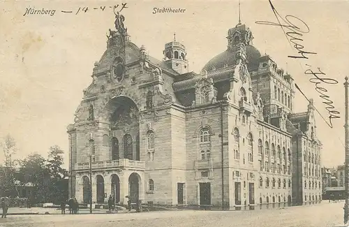 Nürnberg Stadttheater gl1907 124.822