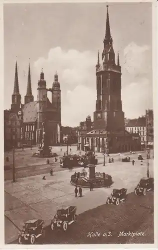 Halle a.S. Marktplatz bahnpgl1926 91.493