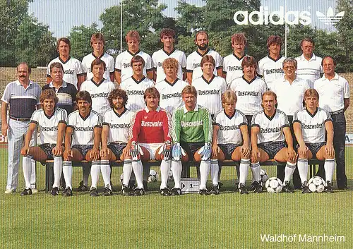 Fußball: SV Waldhof Mannheim Mannschaft 1983 112.460