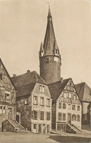 Ottweiler Teilansicht mit dem alten Turm ngl 131.011