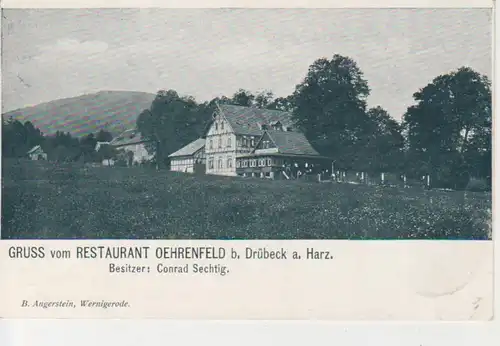 Drübeck Restaurant Oehrenfeld gl1908 91.034