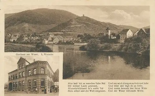 Rühle/Weser Gasthaus zur Weser Totale gl1929 119.122