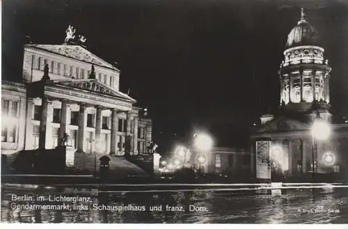 Berlin Gendarmenmarkt bei Nacht gl19 B4859