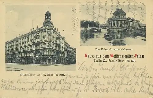 Berlin Weihenstephan-Palast + Museum gl1911 117.426