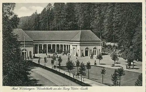 Bad Wildungen Wandelhalle an der Quelle gl1938 116.746