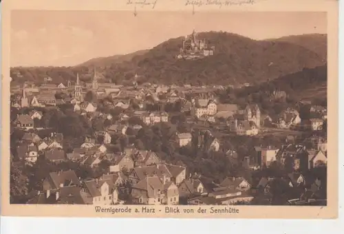 Wernigerode Blick von der Sennhütte Panorama ngl 91.117