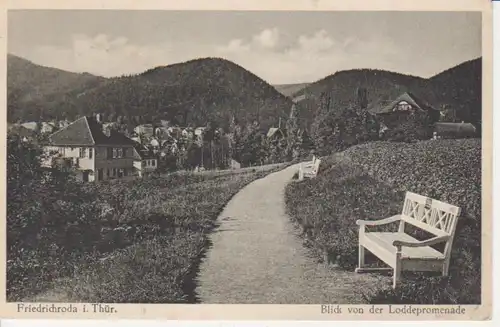 Friedrichroda Blick v.d. Loddepromenade ngl 90.280