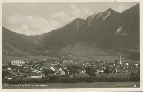 Oberammergau Total mit Laberköpfen gl1930 125.675