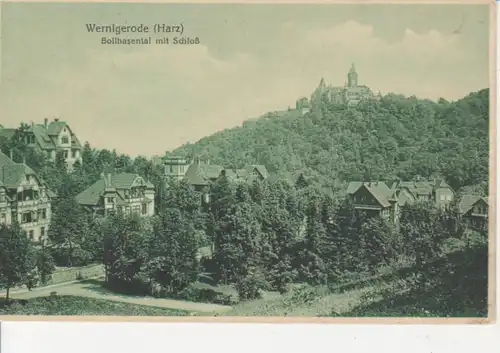 Wernigerode Bollhasental mit Schloß ngl 91.166