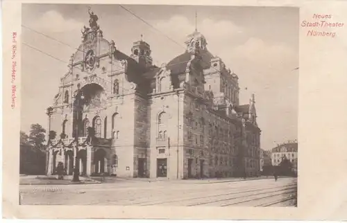 Nürnberg Neues Stadt-Theater ngl B5318