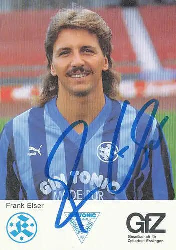 Fußball: Stuttgarter Kickers Frank Elser 112.709