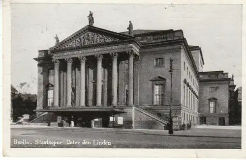 Berlin Unter den Linden Staatsoper feldpgl1939 B4875