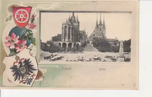 Erfurt Litho Dom bahnpglca.1900 92.519