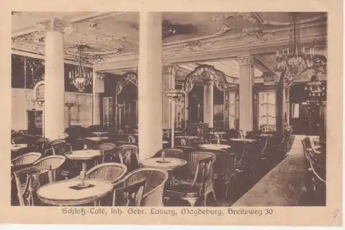 Magdeburg Schloss-Café Innenansicht ngl 90.488