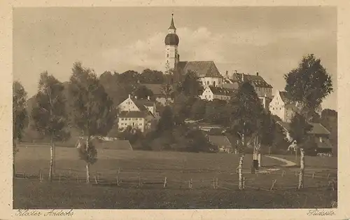 Kloster Andechs Totalansicht gl1929 120.269