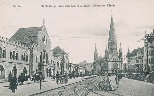 Berlin Hardenbergstraße und Kirche ngl 117.728