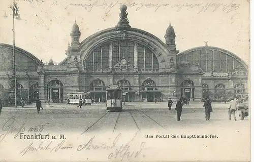 Frankfurt a.M. Hauptbahnhof Portal gl1906 132.384