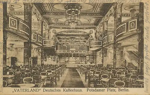 Berlin Kaffeehaus "Vaterland" gl1921 118.214