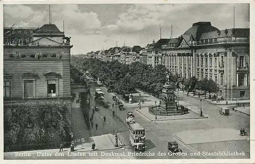 Berlin Unter den Linden Staatsbibliothek gl1936 117.762