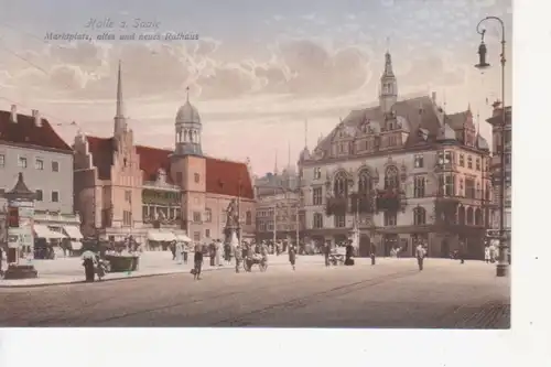 Halle an der Saale Marktplatz Rathaus ngl 91.425