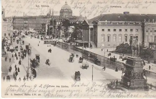 Berlin Unter den Linden Operhaus Schloß gl1904 B4963