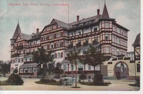 Oberhof Herzogliches Schlosshotel feldpgl1917 89.342