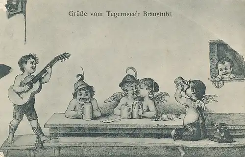 Grüße vom Tegernseer Bräustübl gl1915 119.465