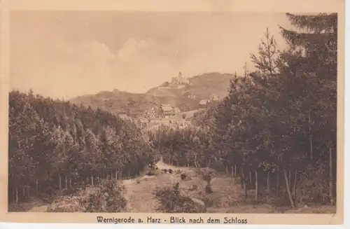 Wernigerode Blick zum Schloss ngl 91.116