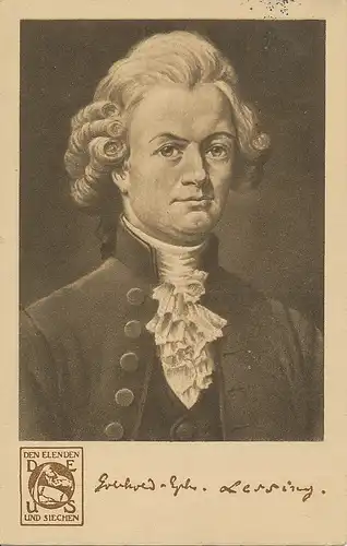 Porträt Lessing Dichter gl1915 114.415