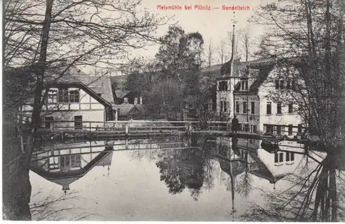 Meixmühle bei Pillnitz Gondelteich gl1915 B4619